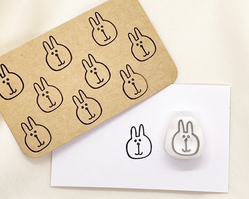 消しゴムはんこNo.203  ビッグうさちゃん 消しゴムはんこNo.203 ビッグうさちゃん