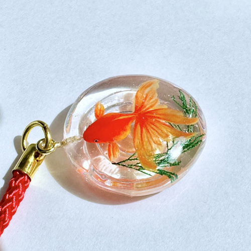 琉金 根付 帯飾り 金魚 その他アクセサリー 池波屋 通販