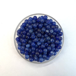 100個】ビビットカラーのラバービーズ サークル 8mm 両穴 ビーズ 資材 