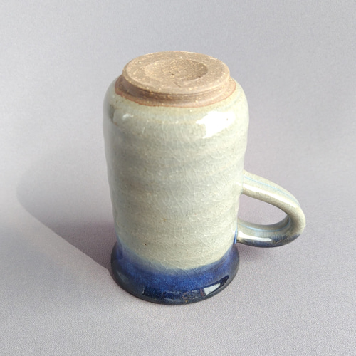 手作り藍釉マグカップ 手作り藍釉マグカップ