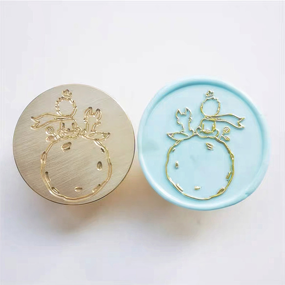 再販⭐︎30mm 星の王子さま④ シーリングスタンプ ヘッド キツネ