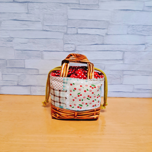 ミニ巾着⑬あめちゃん入れ/ポーチ☆ハンドメイド 巾着袋
