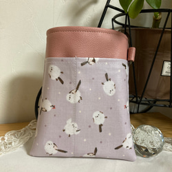 北欧柄（グレー）ナースポケットペンケース オーガナイザー