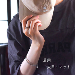 人気【つけっぱなしOK・選べる】トリニティ　サージカルステンレス　3色　3連リング 2枚目の画像