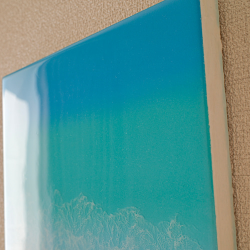 【楽ギフ_のし宛書】 原画】【S240611】海アート レジンアート インテリア アート 絵画