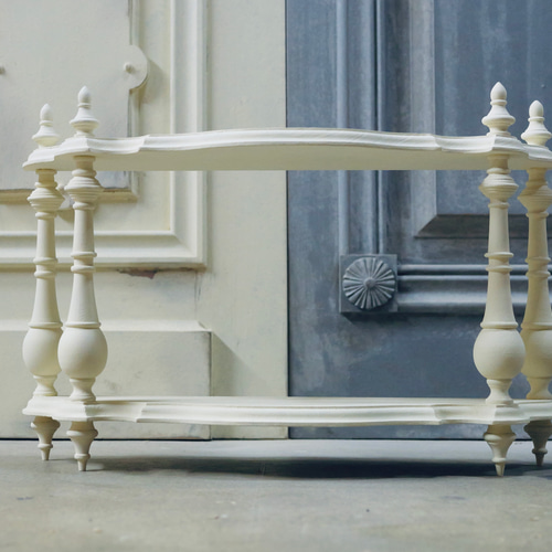 受注製作】ナポレオンシェルフ (クリーム) 棚・シェルフ・ラック