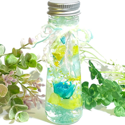 NO.56 エジプシャングラスハーバリウム【Sサイズ】グリーン系