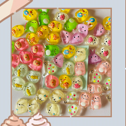 デコパーツ『可愛い生き物』10種類 1枚目の画像