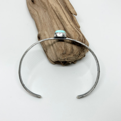 ロイストン ターコイズ トルコ石 シルバー バングル ブレスレット