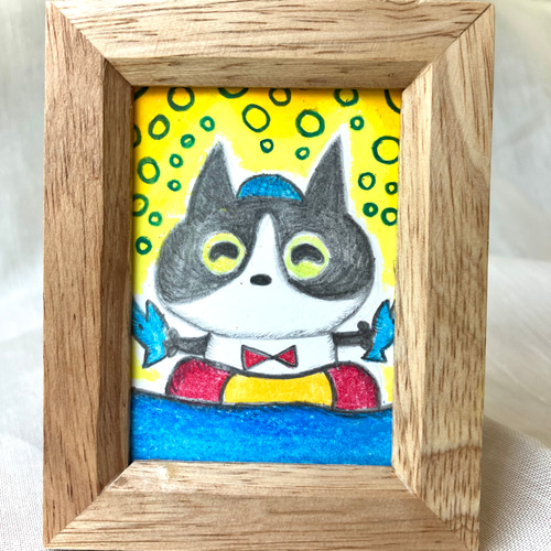 お得になりました！【原画】数量限定1点夏の福袋 夏休み ねこの