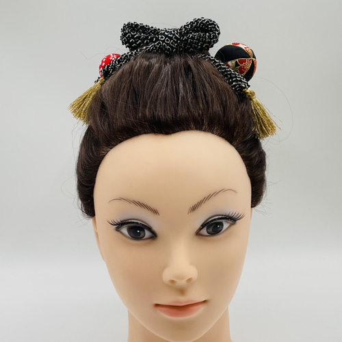 ❤ 創作和玉 ❤ ちんころ かのこ 鹿の子 和玉13本セット 木目込み鞠 黒