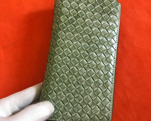 新作品 グリーン系 緑 ハンドメイド ブライドレザー ヌメ革本革