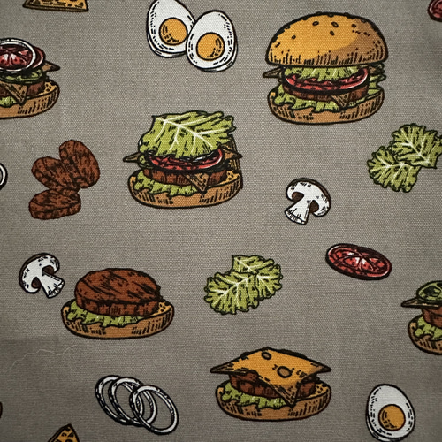 バーガー☆ハンバーガー ランチョンマット ハンドメイド バーガー☆ハンバーガー ランチョンマット ハンドメイド