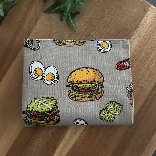 バーガー☆ハンバーガー ランチョンマット ハンドメイド バーガー☆ハンバーガー ランチョンマット ハンドメイド サイズが