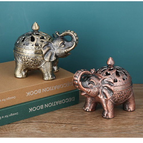 香炉 象 ゾウ ぞう ガネーシャ 蚊取り線香 線香入れ お香 線香 アロマ