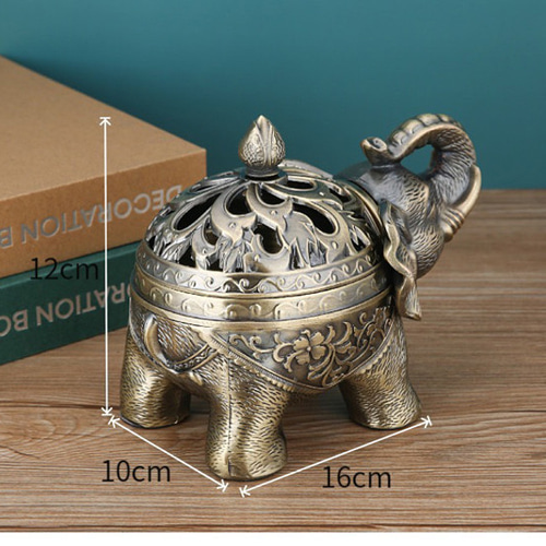 香炉 象 ゾウ ぞう ガネーシャ 蚊取り線香 線香入れ お香 線香 アロマ