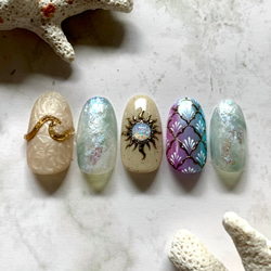 06))ネイルチップ フレンチガーリー ニュアンス 個性 夏ネイル 派手ネイル 06))ネイルチップ フレンチガーリー ニュアンス 個性 夏ネイル 派手ネイル