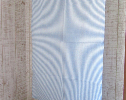 ハンドメイド のれん のれん アンティーク ストライプ カフェカーテン ハンドメイド カラー