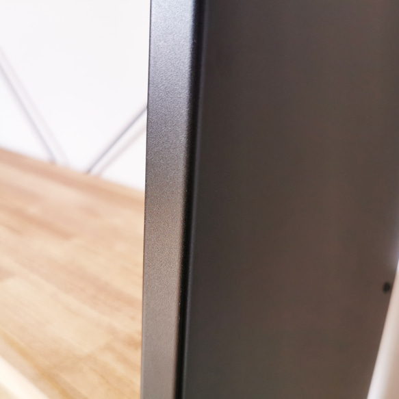 天然木とアイアンの大きなラック / W100×H90×D30 / リビング 食器棚 陳列棚  什器 / 完成品 8枚目の画像