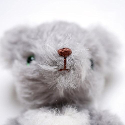 ツキノワグマ グレー ぬいぐるみ Miyano Kie 通販 17905019｜Creema