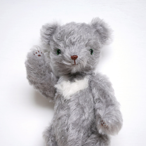 ツキノワグマ グレー ぬいぐるみ Miyano Kie 通販 17905019｜Creema