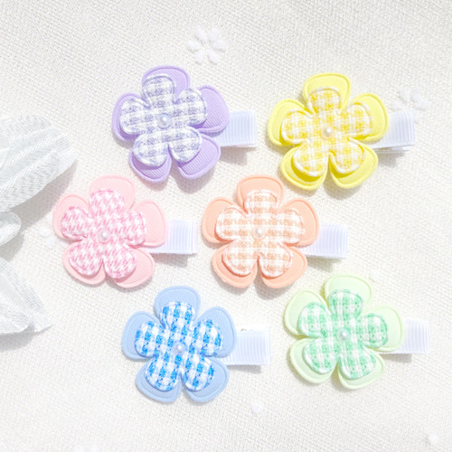 ❁レモンとオレンジ❁ ベビーヘアピンベビーヘアクリップベビーヘアゴム