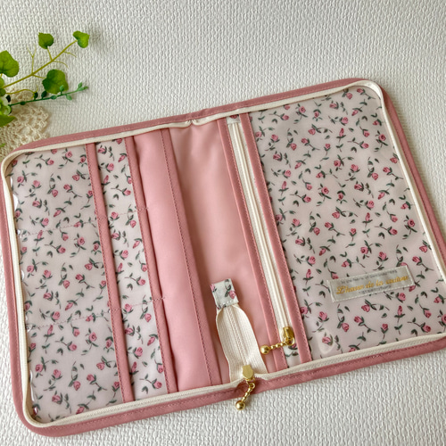 マルチカバーポーチM リバティ フローティングフローラpetit ピンク  