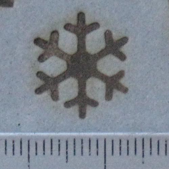 雪の結晶60W焼印電気ごてセット 3枚目の画像