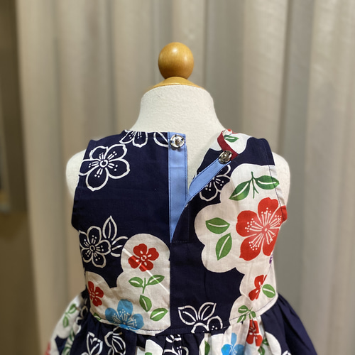本染浴衣のワンピース 90センチ 子供服 HIYUKA 通販 17905808