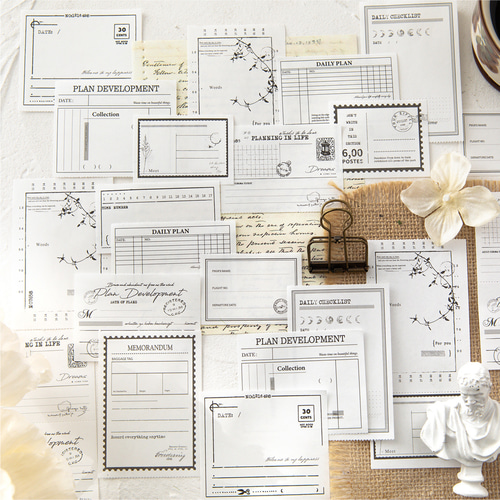 コラージュ素材紙もの素材紙【2300】