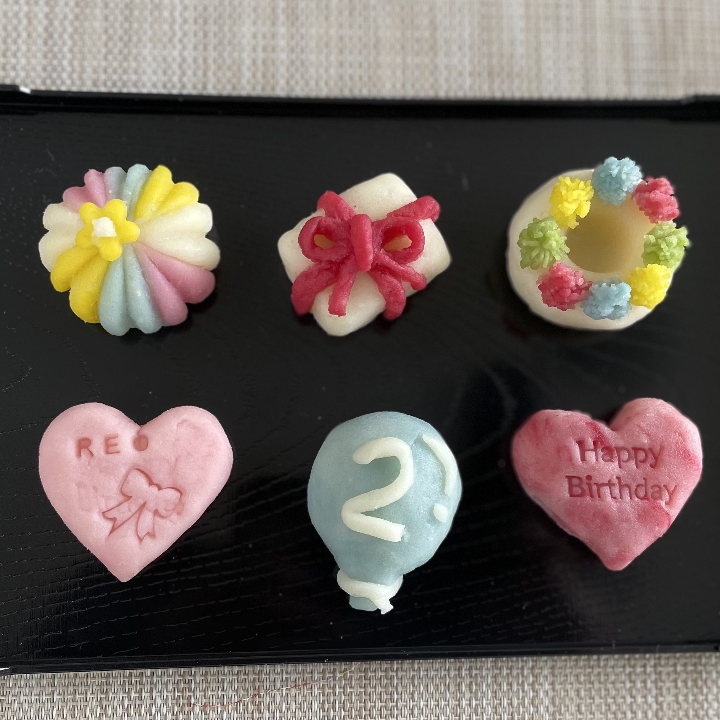 犬猫用練り切り　ハッピーアニバーサリー6個セット