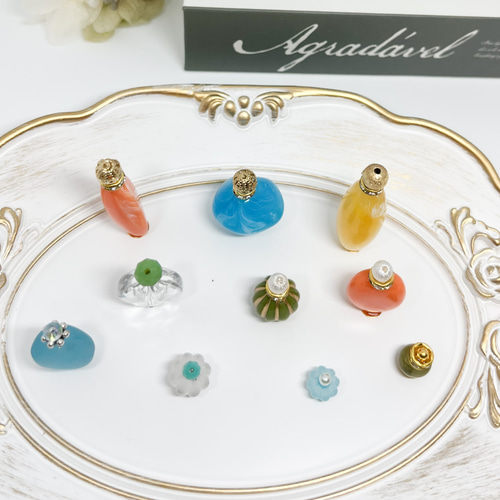 ミニチュア香水瓶 10本セット -熱帯魚- その他置物 petit parfum