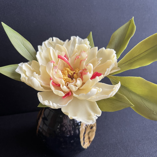 専用です。クレイフラワー ☆クレイフラワー作品（藤の花の壁掛け）☆ | iichi 日々の