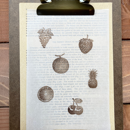 メロンのはんこ｜ラバースタンプ｜ハンコ｜かわいい｜フルーツ