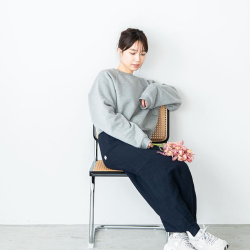 リネン素材 エプロンワンピース・2way(巻きスカート) その他