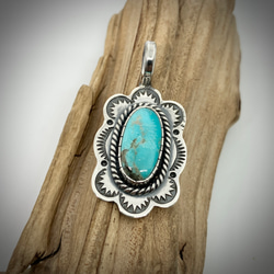 バハカリフォルニア ターコイズ トルコ石 シルバー ネックレス