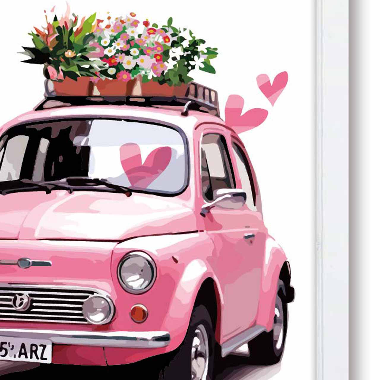 花を届けよう 　花　イラスト　ポスター　A4 A3 A2 A1　アート  　アートポスター　sei検索　2912 9,000円