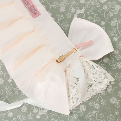 白花菱×いちご① ボンネット ヘッドドレス ロリータ 甘ロリ