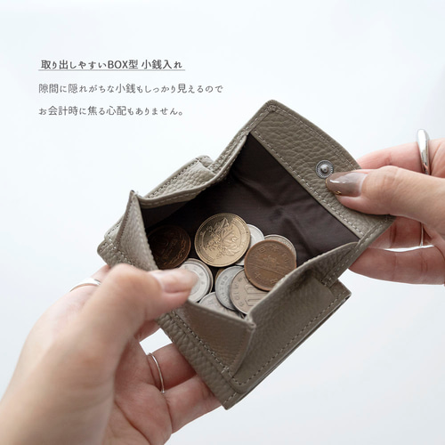 ノット ハンドストラップ 付き 【 ミニウォレット 名入れ 】 本