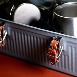 レザーベルト『手 -hand-』STANLEYスタンレー ランチボックス 9.4L専用 5枚目の画像