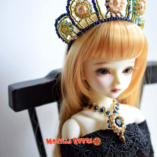 ココシニク風ティアラ(濃紺) ドール用 その他人形 Morella rubra 通販  