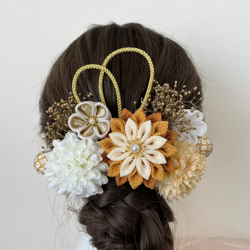 つまみ細工 その他ヘアアクセサリー 𝚁𝚒𝚌𝚘⑅︎◡̈︎* 通販