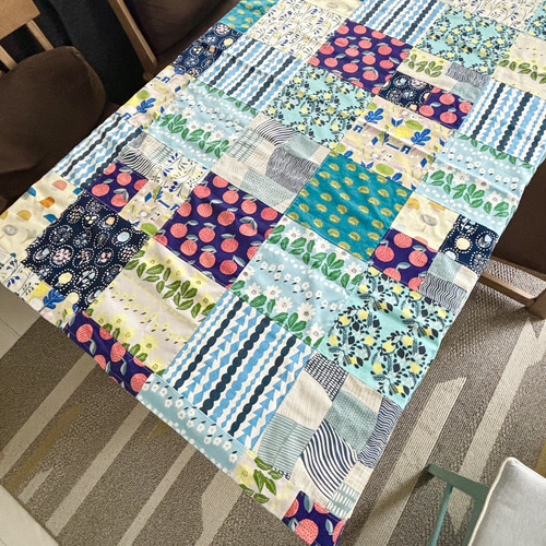 北欧柄 パッチワーク テーブルクロス マルチカバー テーブルクロス