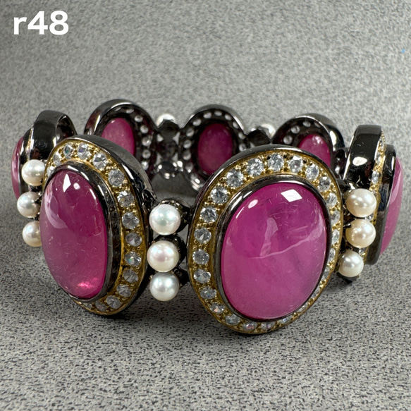 【廃盤⭐︎美品】RJB バングル　サファイア　ルビー　シルバー925 セルビーオンラインストア - 宝石ジュエリー通販 【廃盤⭐︎美品】RJB