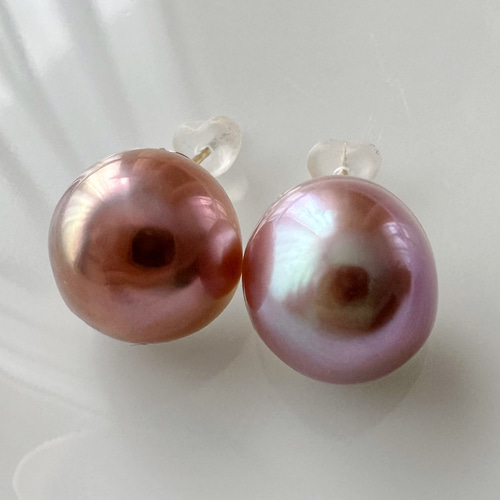 一点もの 美しいパールカラーパール ピアス イヤリング ピアス 