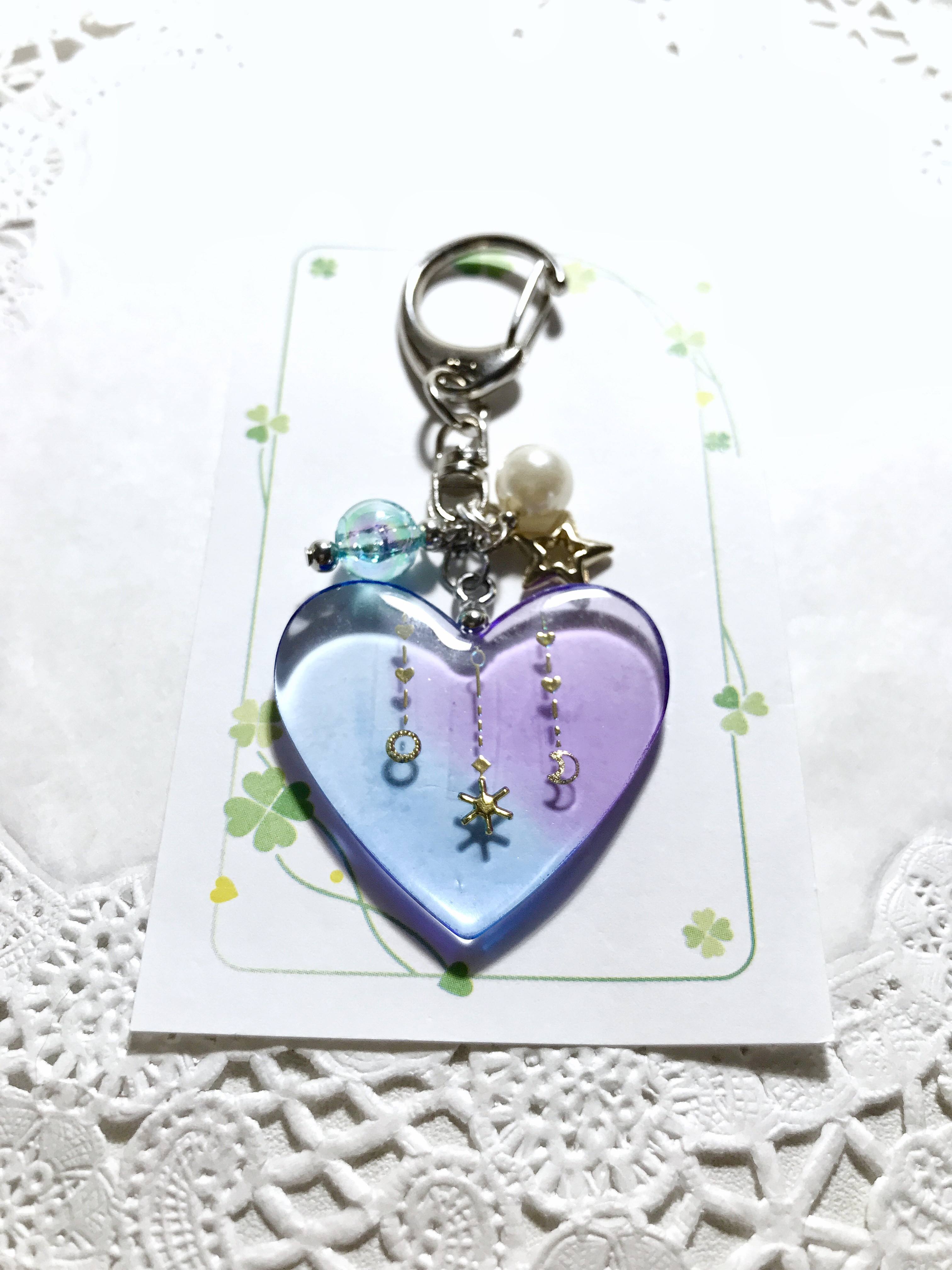 新作 肖戦 王一博 もも　ハート　レジンキーホルダー 博君一肖 0528