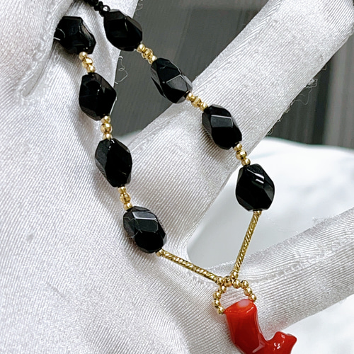 珊瑚 サンゴ 赤 K18ゴールド 18金 アクセサリー ネックレス 2連 楽天市場】赤珊瑚 18.66ct ネックレス K18YG イエローゴールド