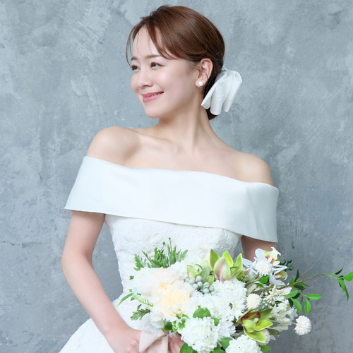 ヘッドドレス【フォーチュンリボン】H-184|花嫁 結婚式