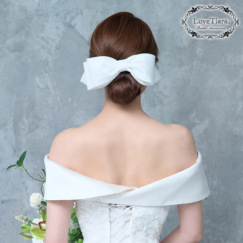 ヘッドドレス【フォーチュンリボン】H-184|花嫁 結婚式