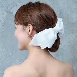 ヘッドドレス【フォーチュンリボン】H-184|花嫁 結婚式 ウエディング